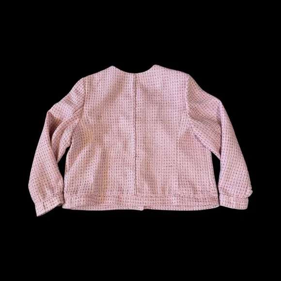 Liz Claiborne Pink Textured Blazer - Picture 7 of 10